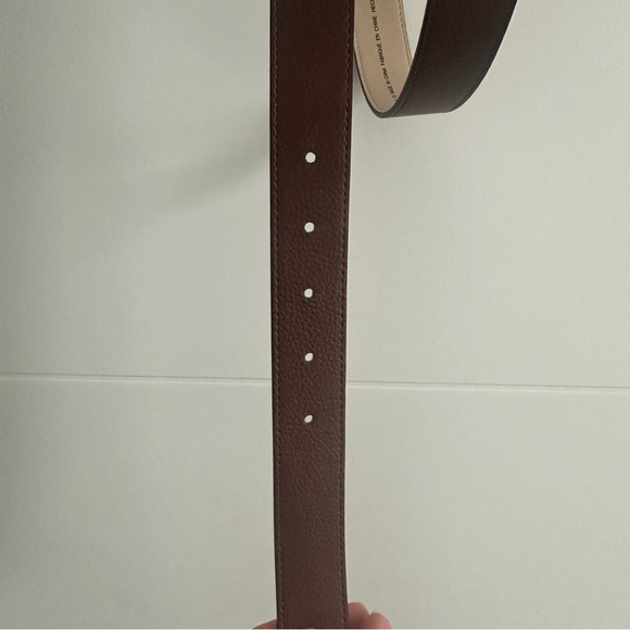 NWOT | H&M | Brown Faux Leather Belt w/ Gold Buckle - Picture 5 of 5